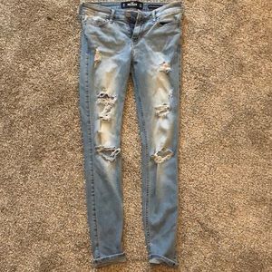 Hollister, low rise super skinny crop, size 0R